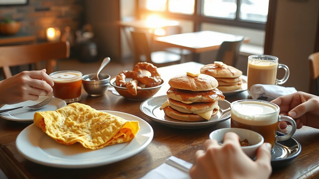 cheesesteak pretzel scrapple brunch