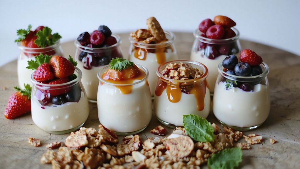 Greek Yogurt Parfait Bar: Build Your Own Healthy Brunch Station customizable greek yogurt bar