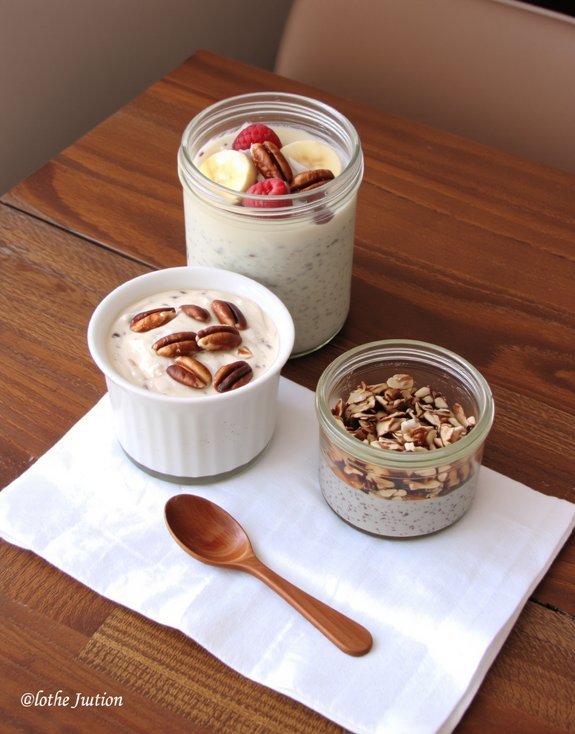 customizable make ahead breakfast jars