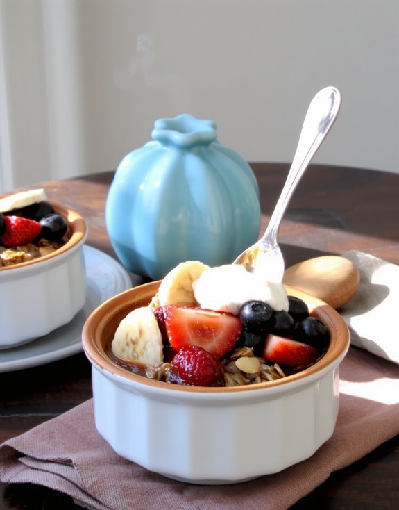 Sugar-Free Brunch Recipes That Actually Taste Amazing fruit sweetened baked protein oats