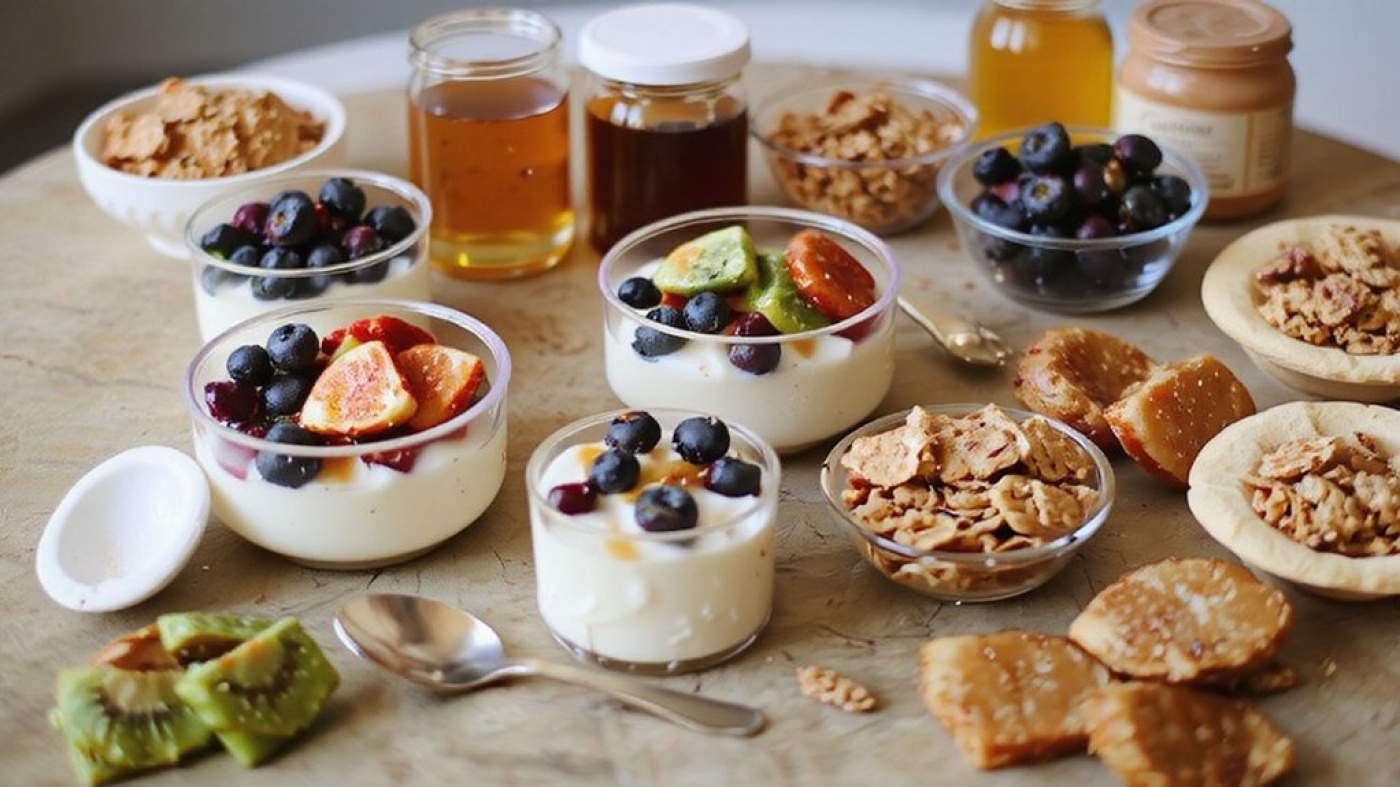 Greek Yogurt Parfait Bar: Build Your Own Healthy Brunch Station
