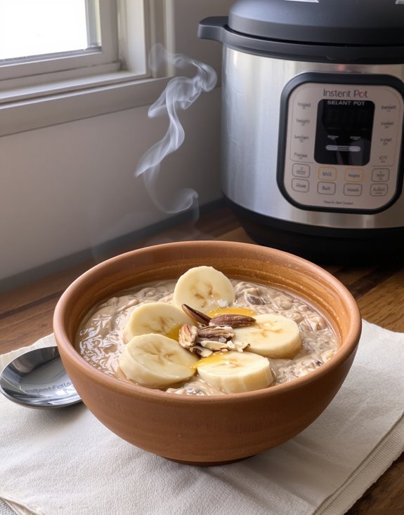 instant pot peanut banana oats