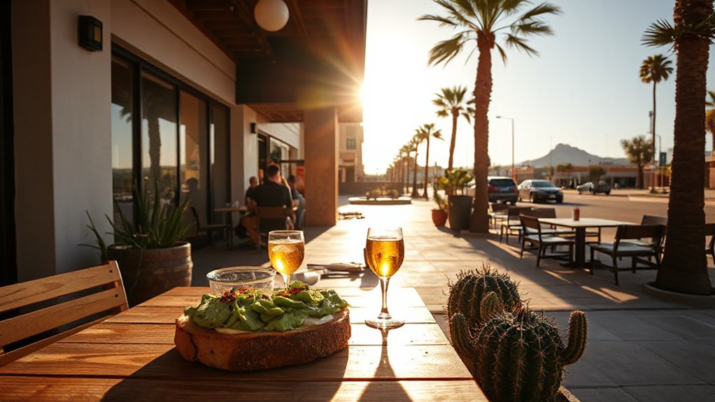 patios parking neighborhood vibes