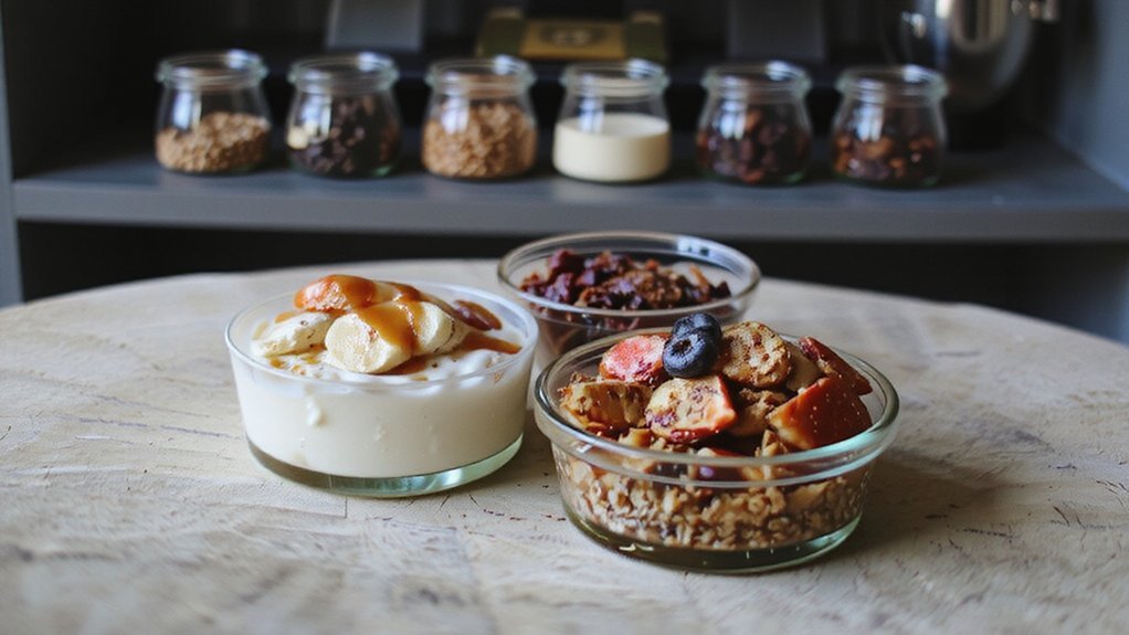 Greek Yogurt Parfait Bar: Build Your Own Healthy Brunch Station portioned seasonal nutritious toppings