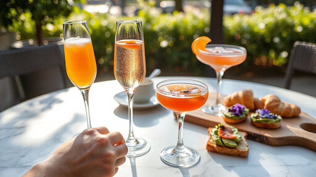 seasonal signature boozy brunches