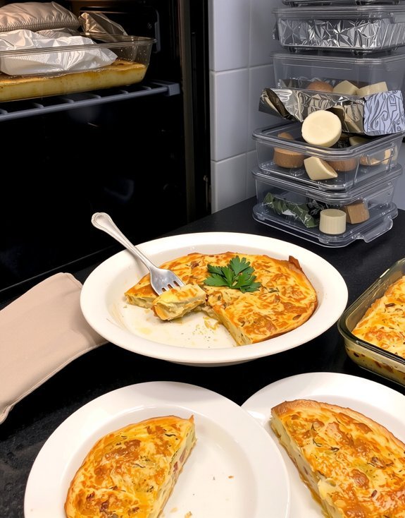 Make-Ahead Brunch Casseroles for Stress-Free Entertaining slice warm reheat freeze