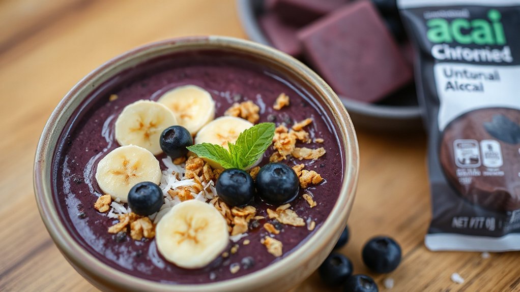 unsweetened minimally processed acai