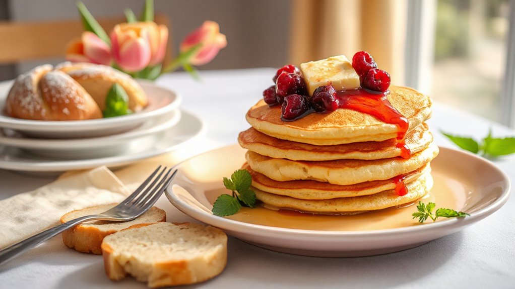whipped buttermilk fluffy pancakes