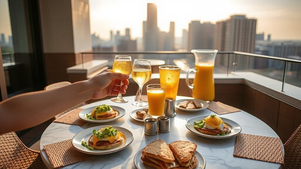 bottomless brunch cocktail experiences