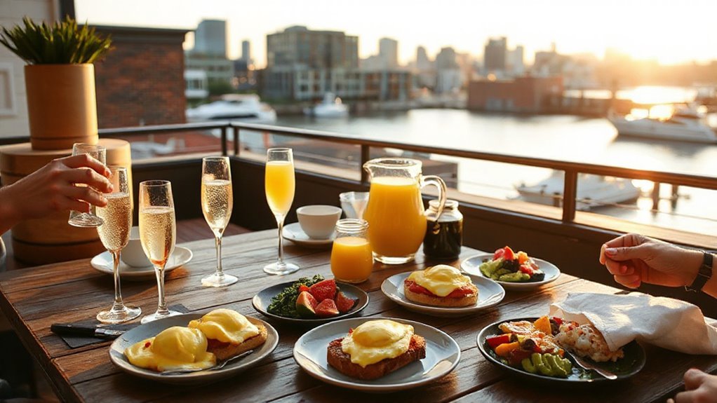 bottomless mimosas and brunch