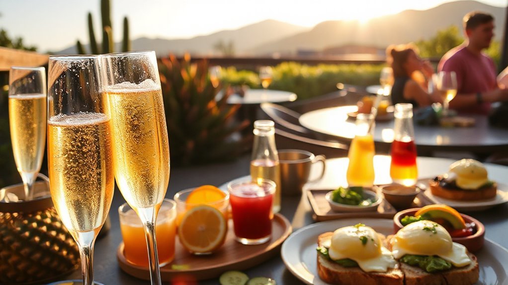 bottomless mimosas and cocktails