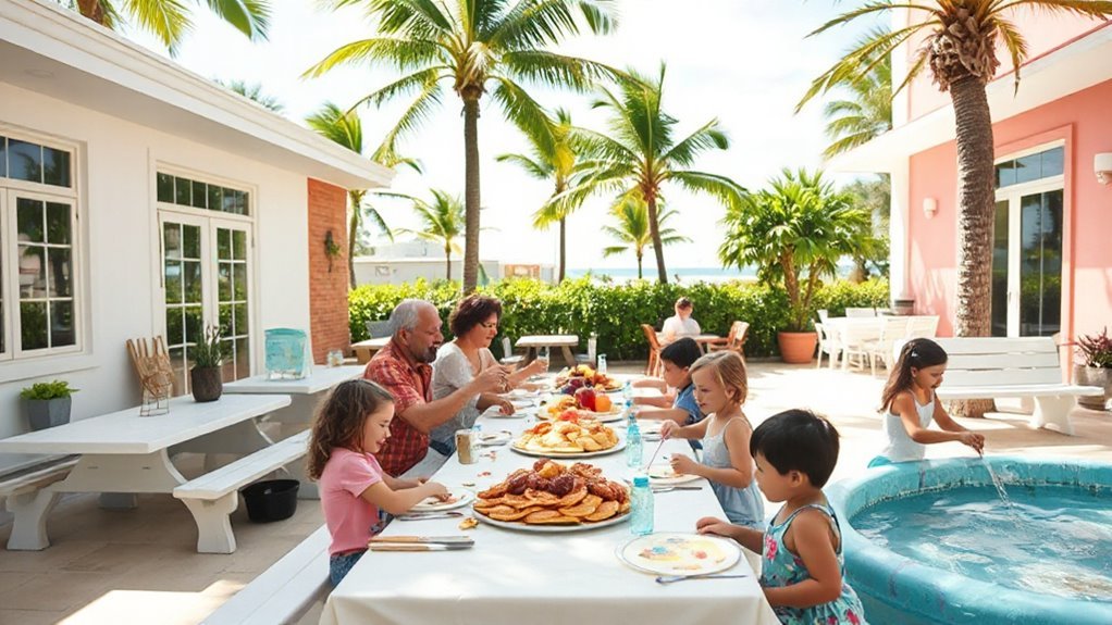 brunch with kid friendly activities