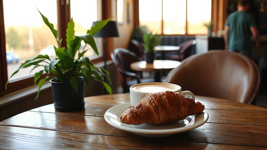 cozy breakfast caf vibes