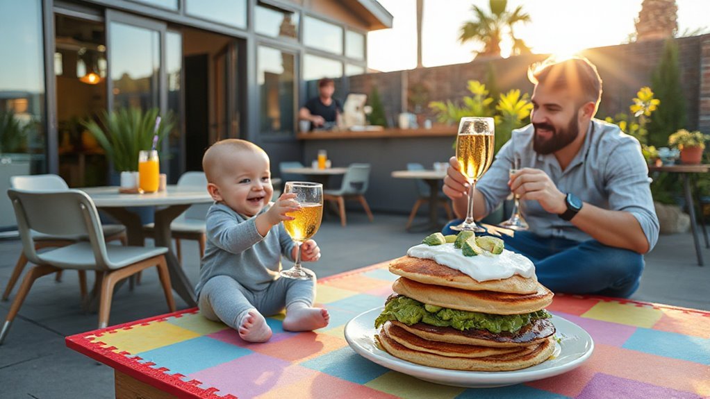 family brunch with activities