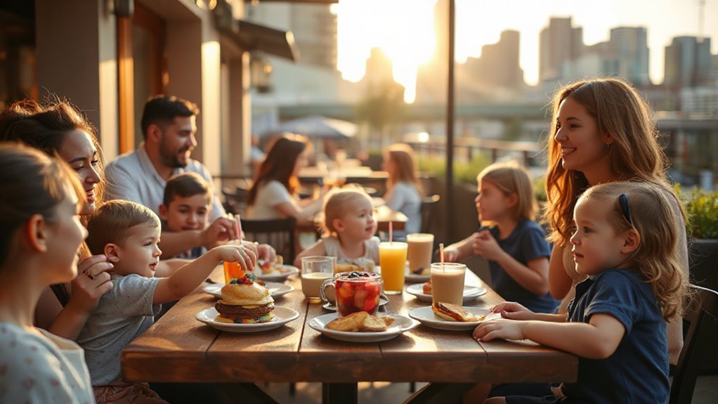 family friendly brunch options