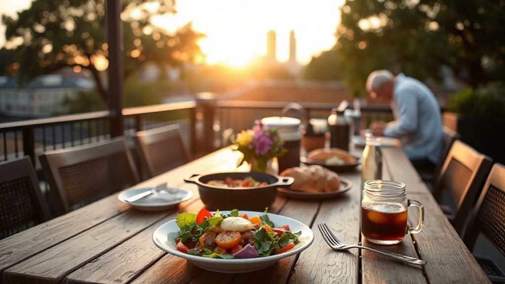 fresh local sustainable brunch