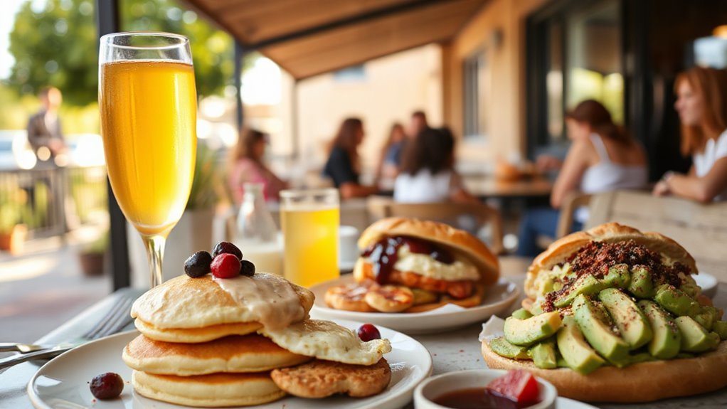 indulgent brunch menu items