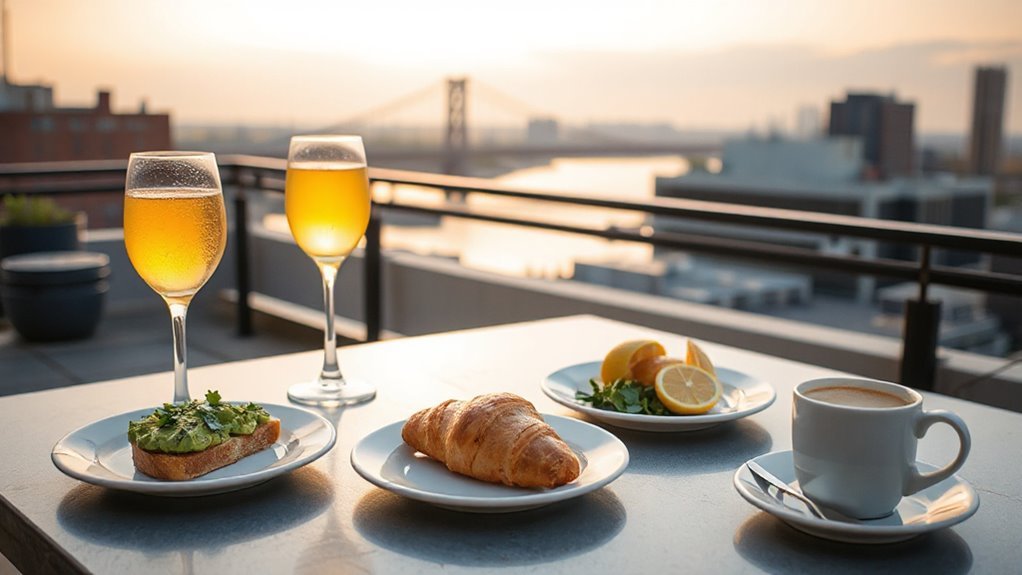 scenic brunch with views