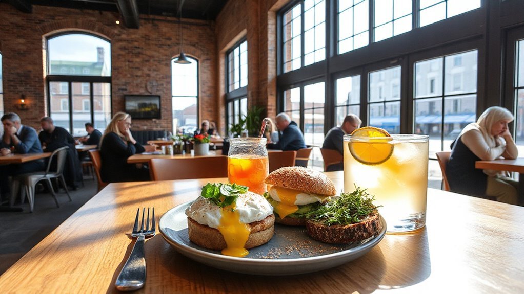 trendy cafes unique brunch twists