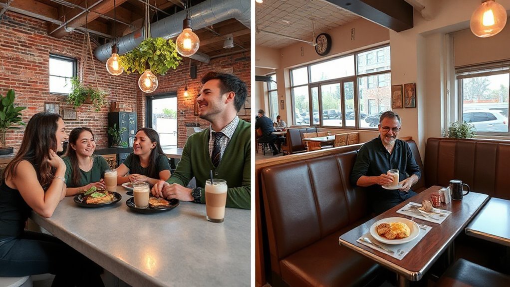 trendy versus classic dining