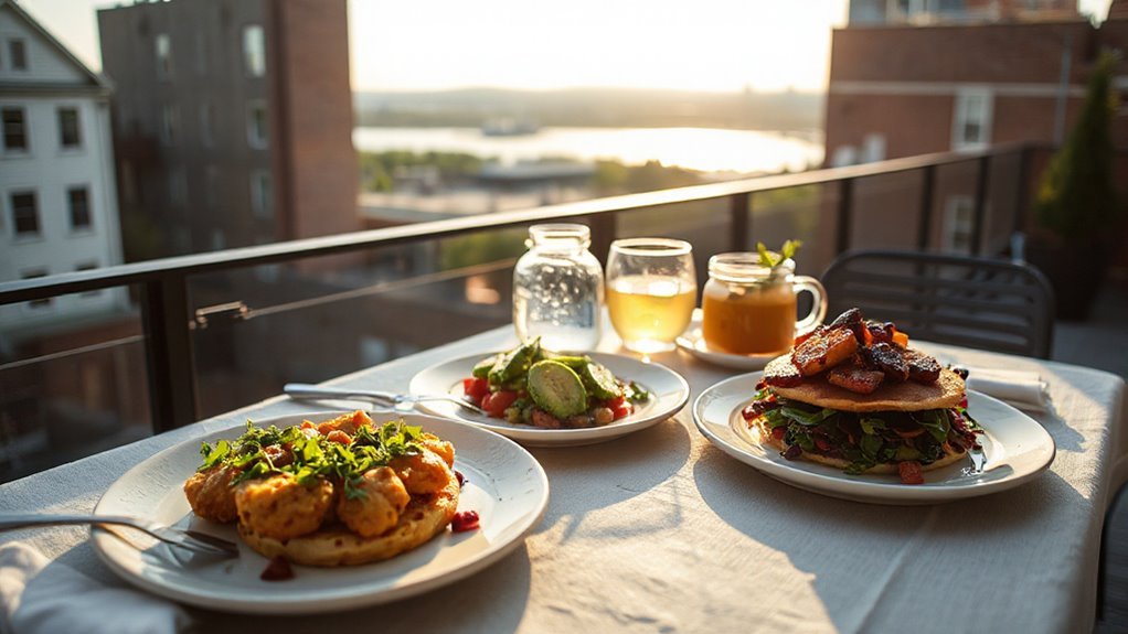 vibrant plant based brunch options