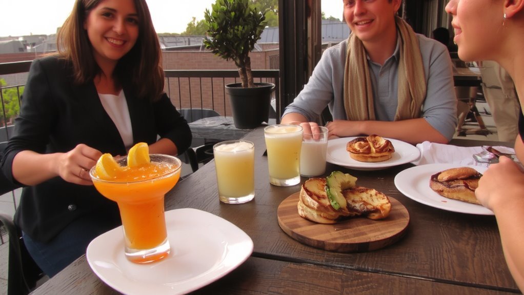 brunch cocktails at monkey nest