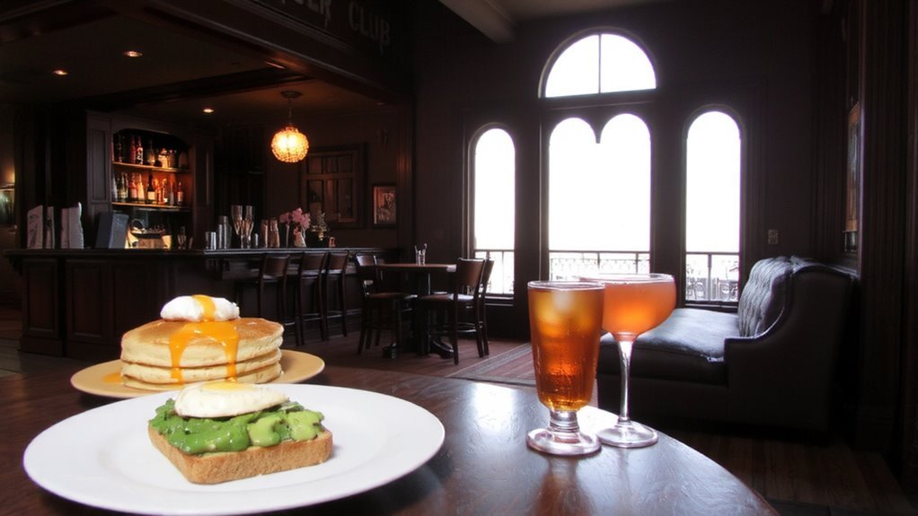 brunch with crafted cocktails