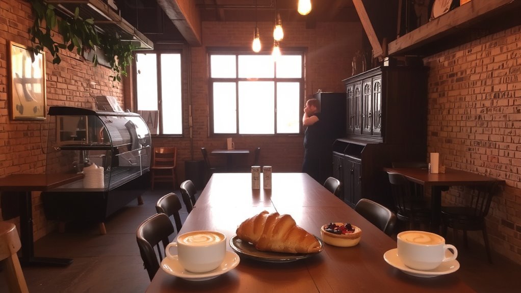 charming cafes and pastries