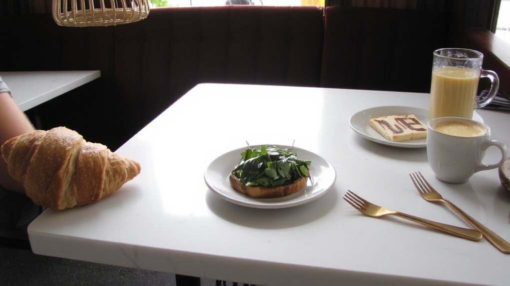 cozy brunch with quality ingredients