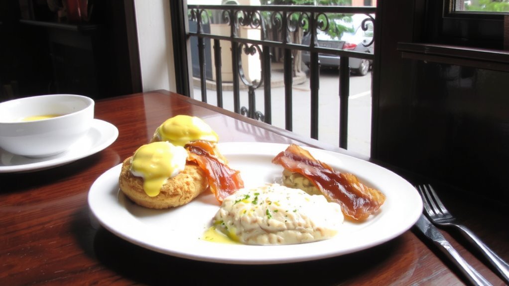 cozy caf with iconic breakfasts