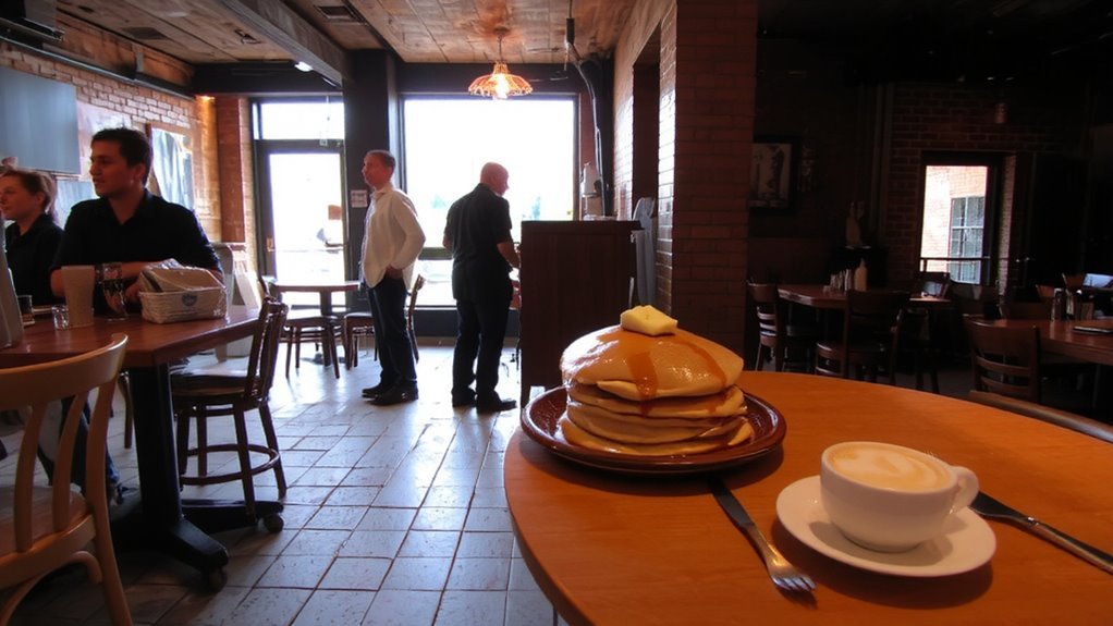 inviting atmosphere and brunch