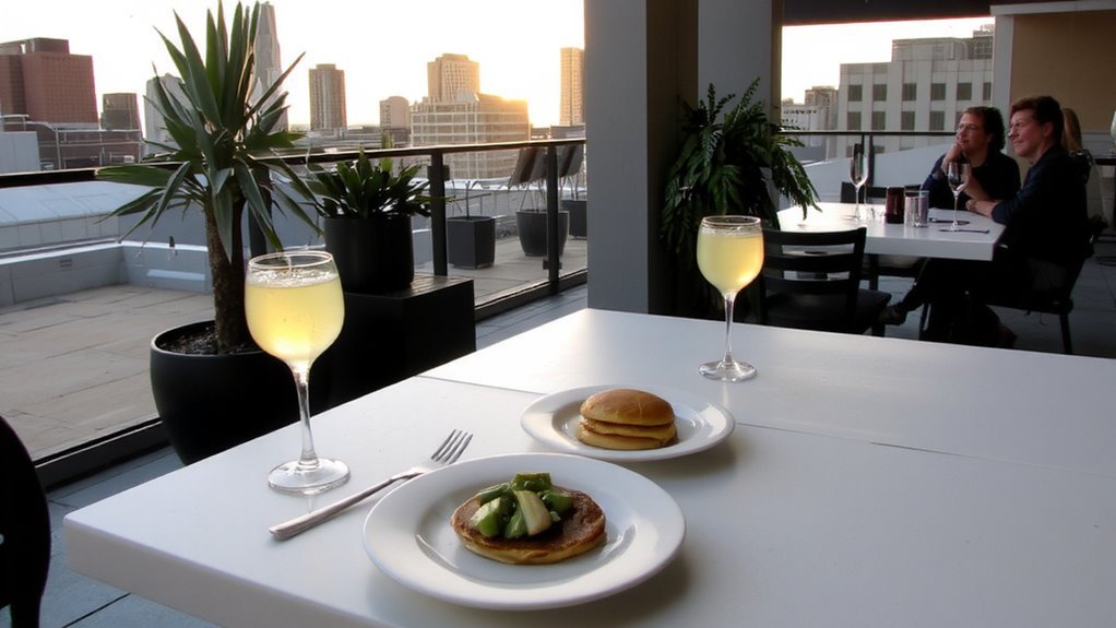 rooftop brunches with views