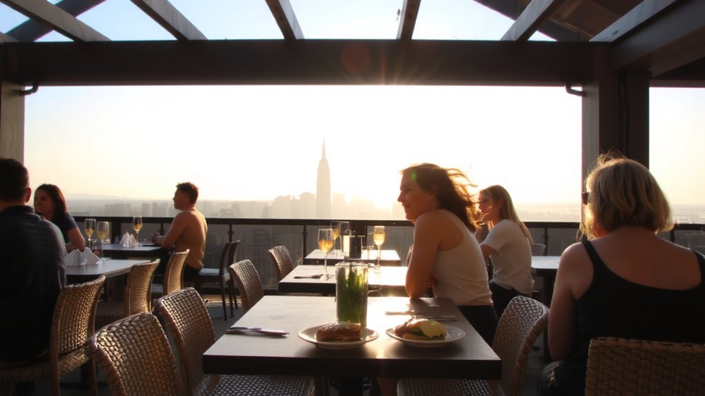 rooftop brunches with views